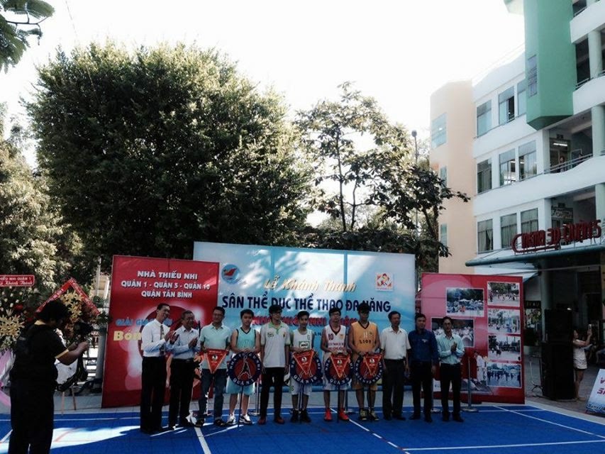 Tham Gia Giải Bóng Rổ Giao Hữu Tại Nhà Thiếu Nhi Quận 5