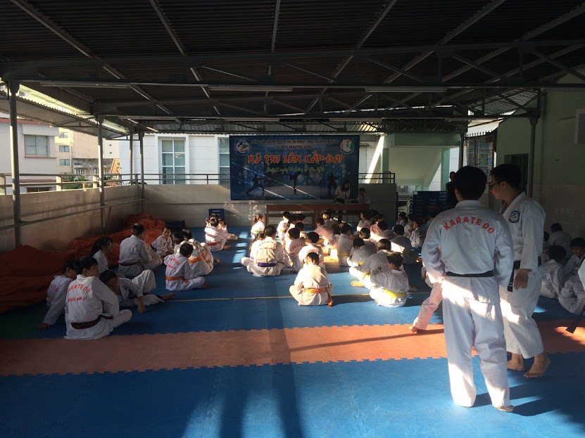 Tổ Chức Kỳ Thi Lên Đai Bộ Môn Karatedo Quận 1 - Năm 2016