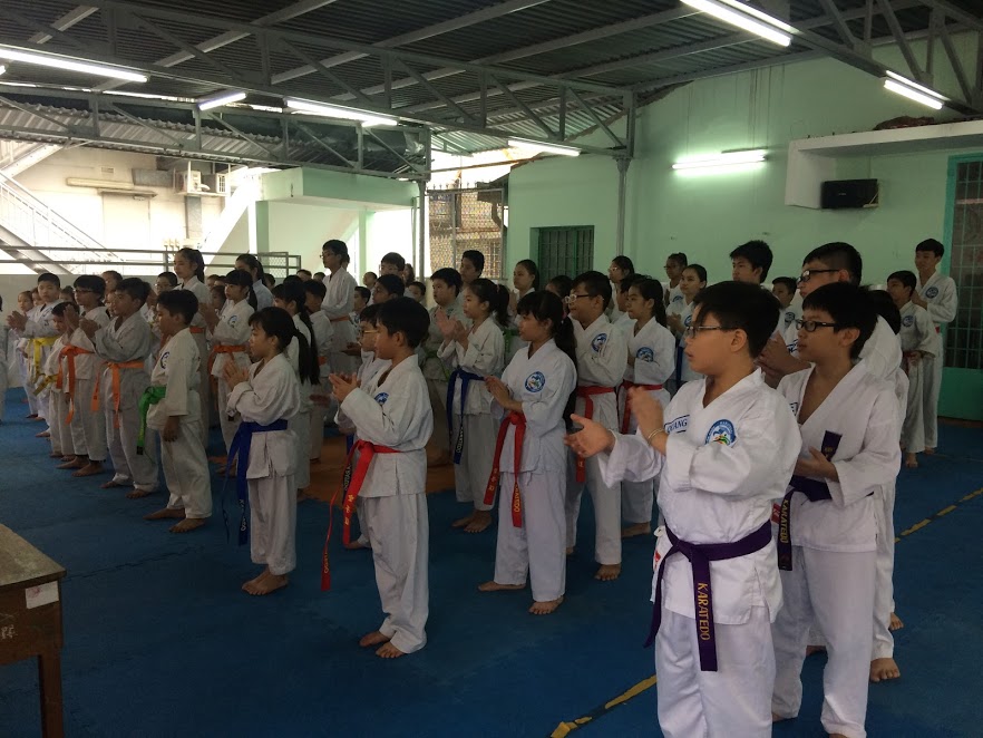 Tổ Chức Kỳ Thi Lên Đai Bộ Môn Karatedo Quận 1 - Năm 2017